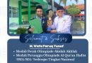 M.Wafa Faruq Yusuf meraih 2 Medali pada ajang Kompetisi Olimnus islamic 2025