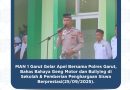 MAN 1 Garut menggelar Apel tentang bahaya geng motor dan Bullying