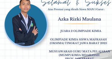 Siswa MAN 1 Garut Raih Juara 2 Olimpiade Kimia Tingkat Kabupaten Garut Siswa MAN 1 Garut Raih Juara 2 Olimpiade Kimia Tingkat Kabupaten Garut