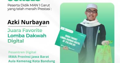 Azki Nurbayan Raih Juara Favorit Lomba Dakwah Digital Tingkat Provinsi Jawa Barat, Harumkan Nama MAN 1 Garut 2026