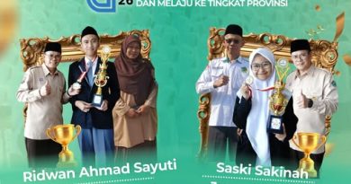 Dua orang murid MAN 1 Garut berhasil meraih juara OMI sains tingkat Kabupaten Garut dan melanjutkan ke tingkat Provinsi 2026